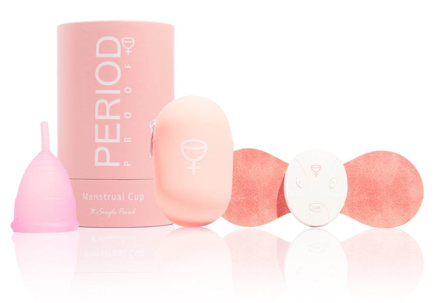Period Proof Cup Duo Pack (S+R) + TENS Machine